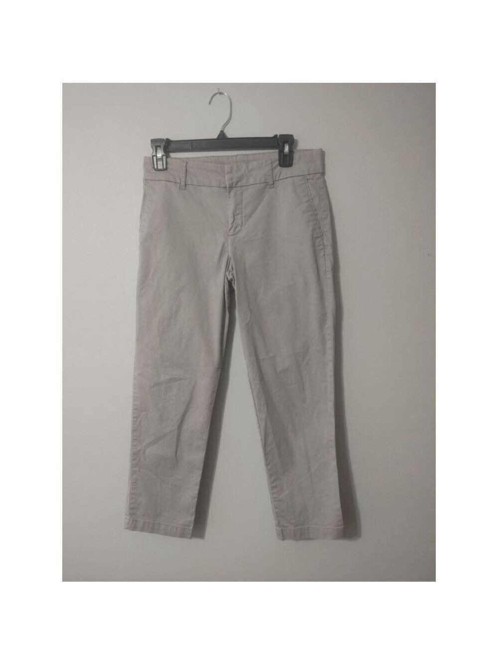 Women's KUT from the Kloth Taylor Gray Crop Trouser Size 6